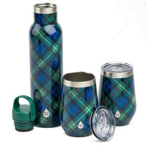 TAL Stainless Steel 26 fl oz Merlot Bottle and 12 fl oz Wine Tumbler, 3 Pc. Set